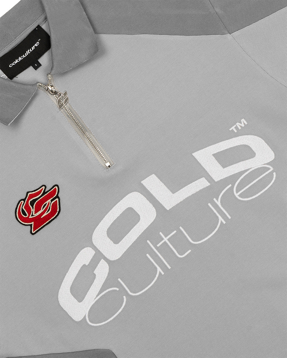 POLO BIKER LIGERO GRIS CLARO