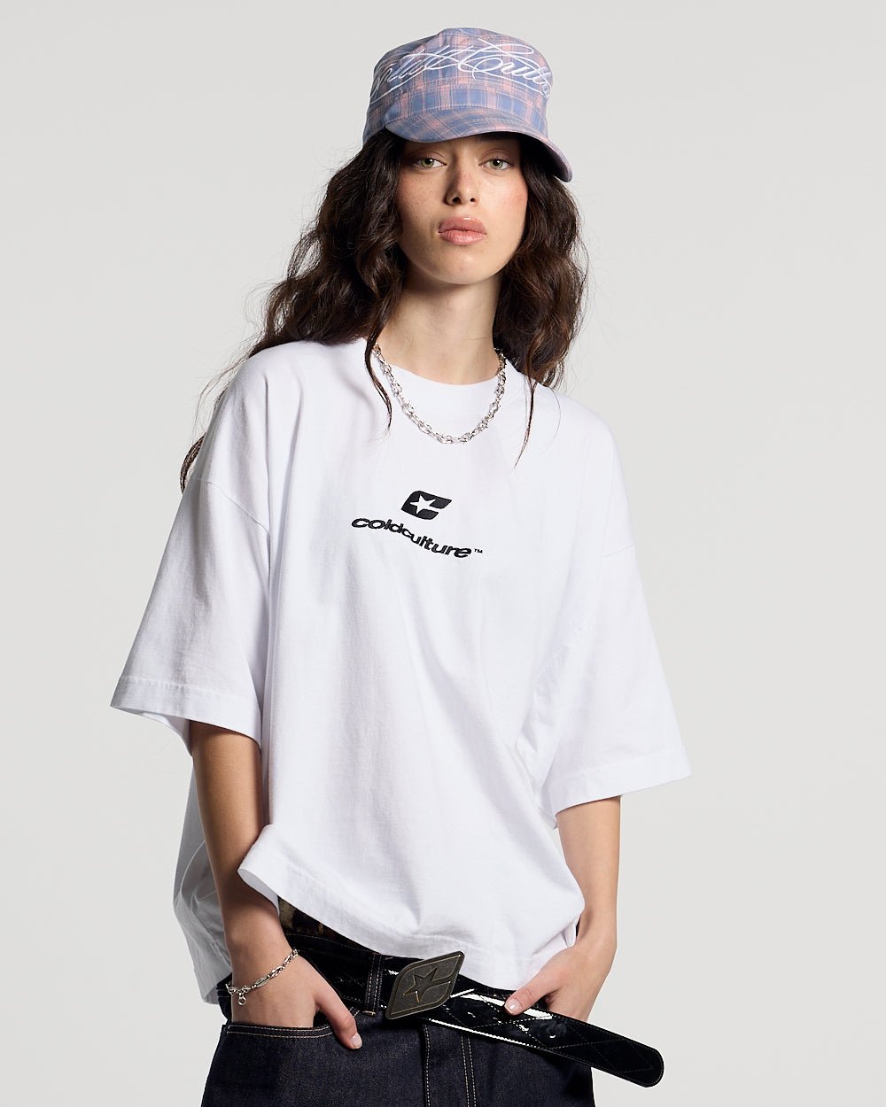 CAMISETA CURVADA BLANCA