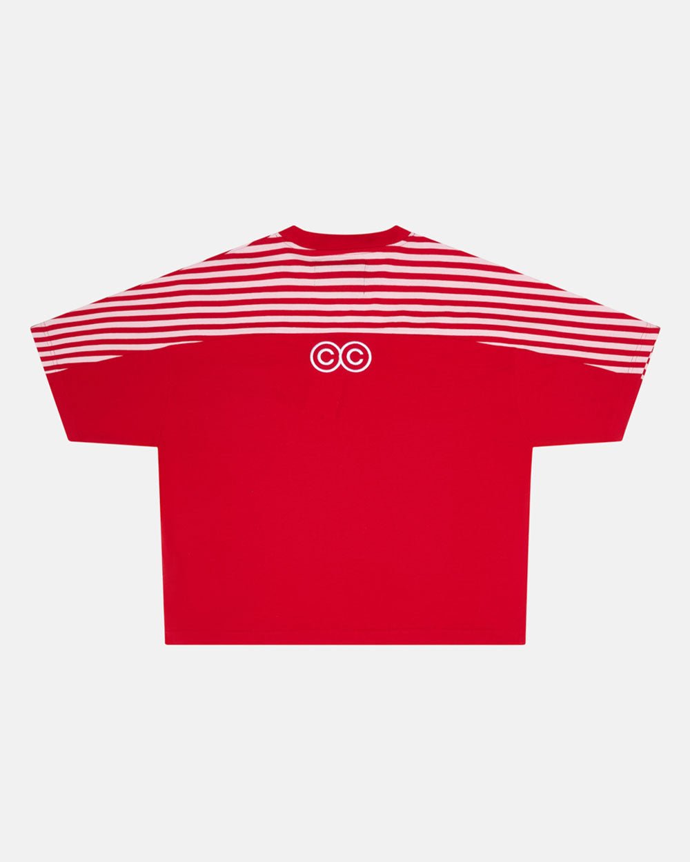 CAMISETA LOLLY MEDIO ESTRIADA ROSA Y ROJO