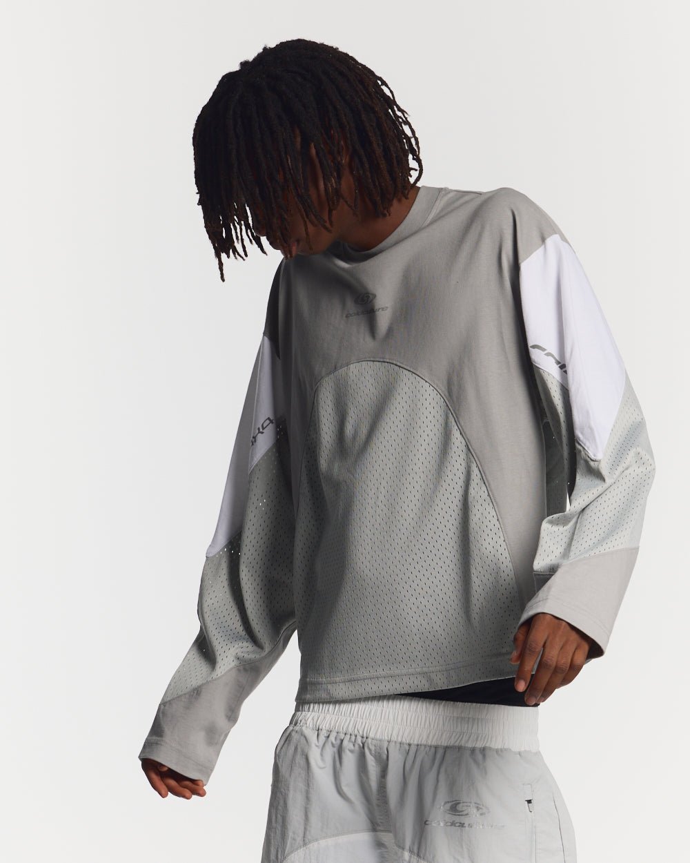 THUNDER CAMISETA LARGA GRIS CLARO