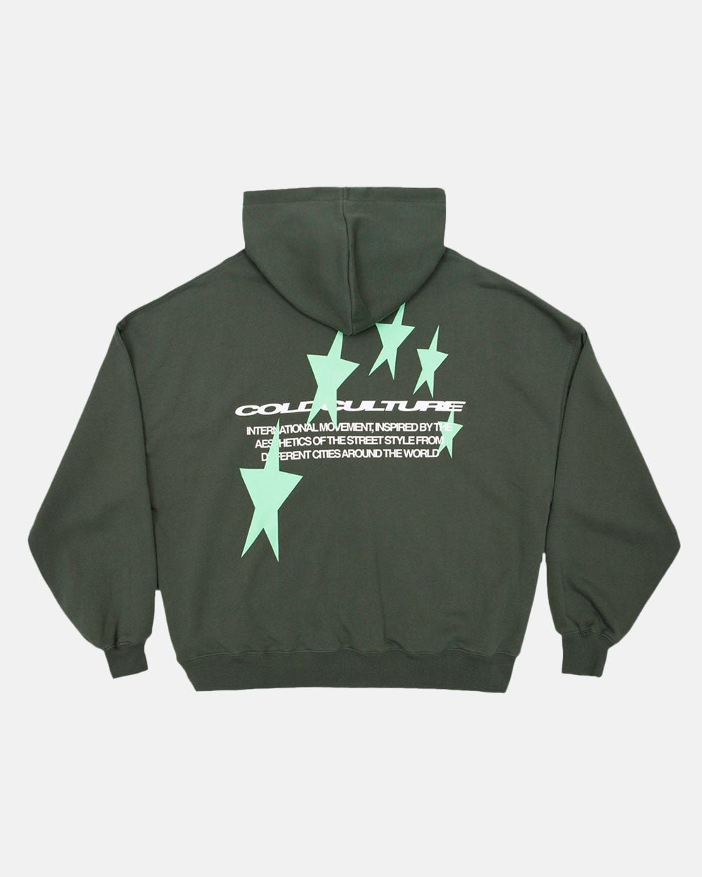 COSMOS ARC HOODIE VERDE OSCURO