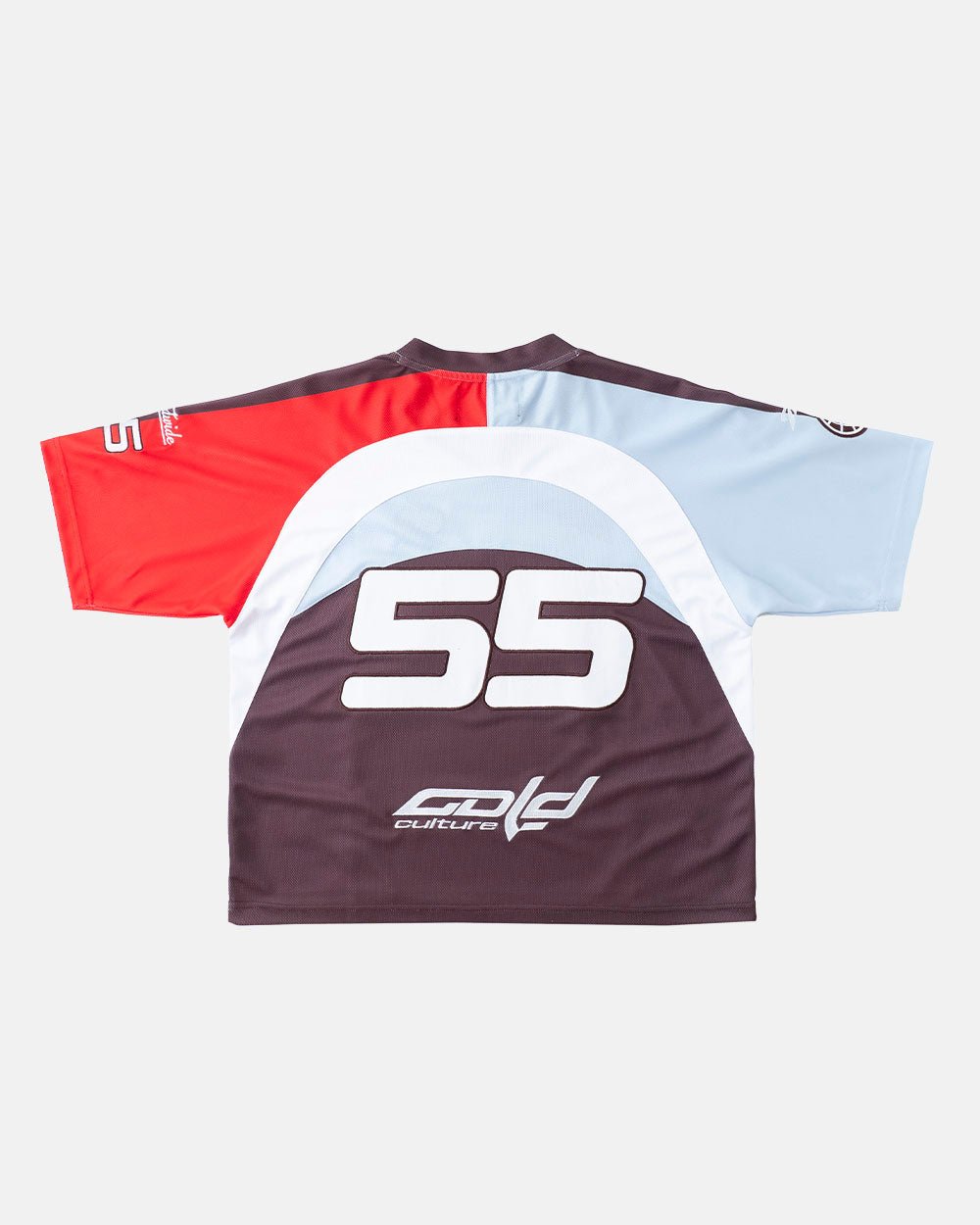 CAMISETA JUGADOR DE HOCKEY MARRÓN/ROJO NARANJA