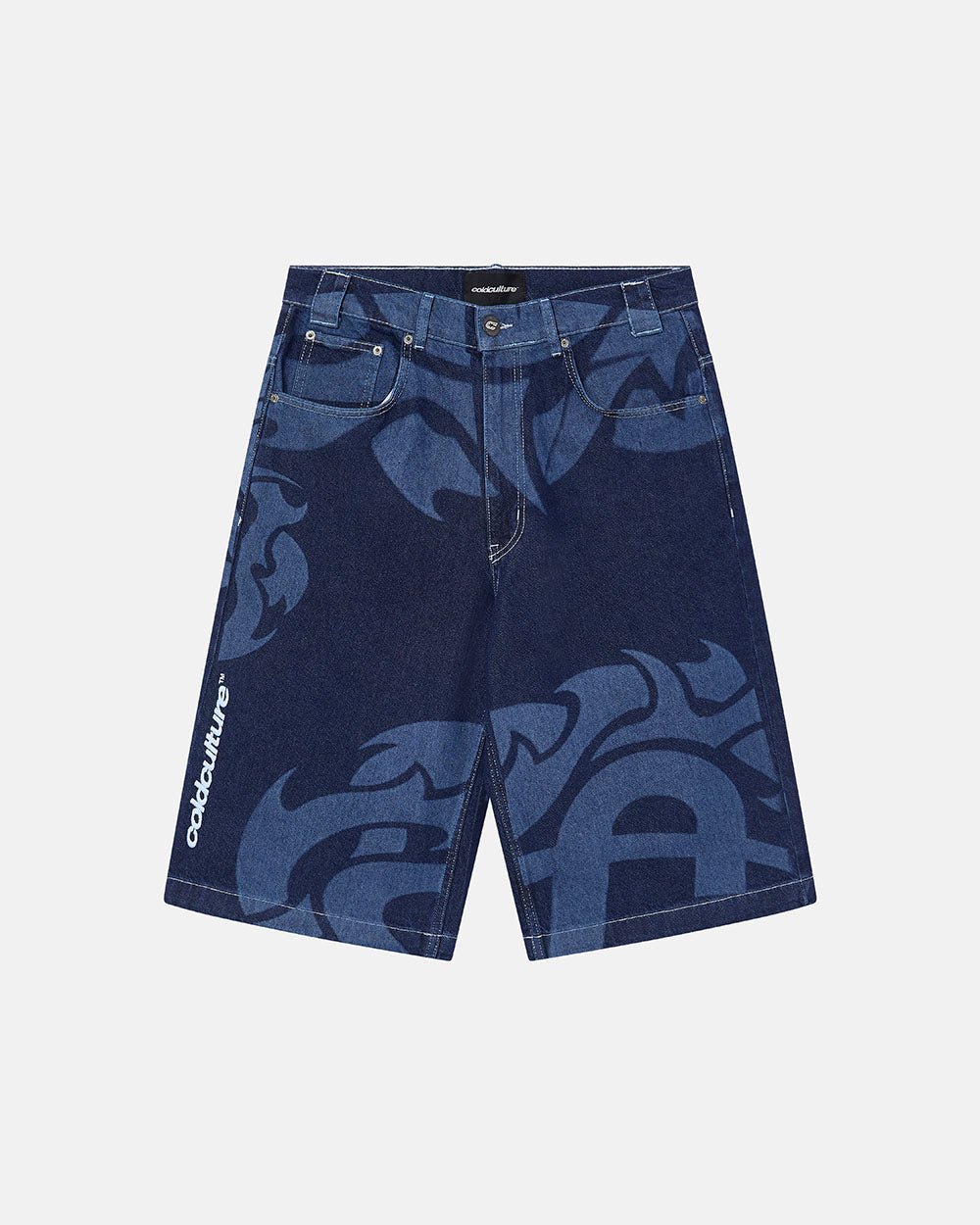 JORTS DE DENIM AZUL LÁSER