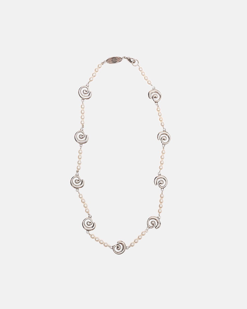 COLLAR DE PERLA Y ESPIRAL