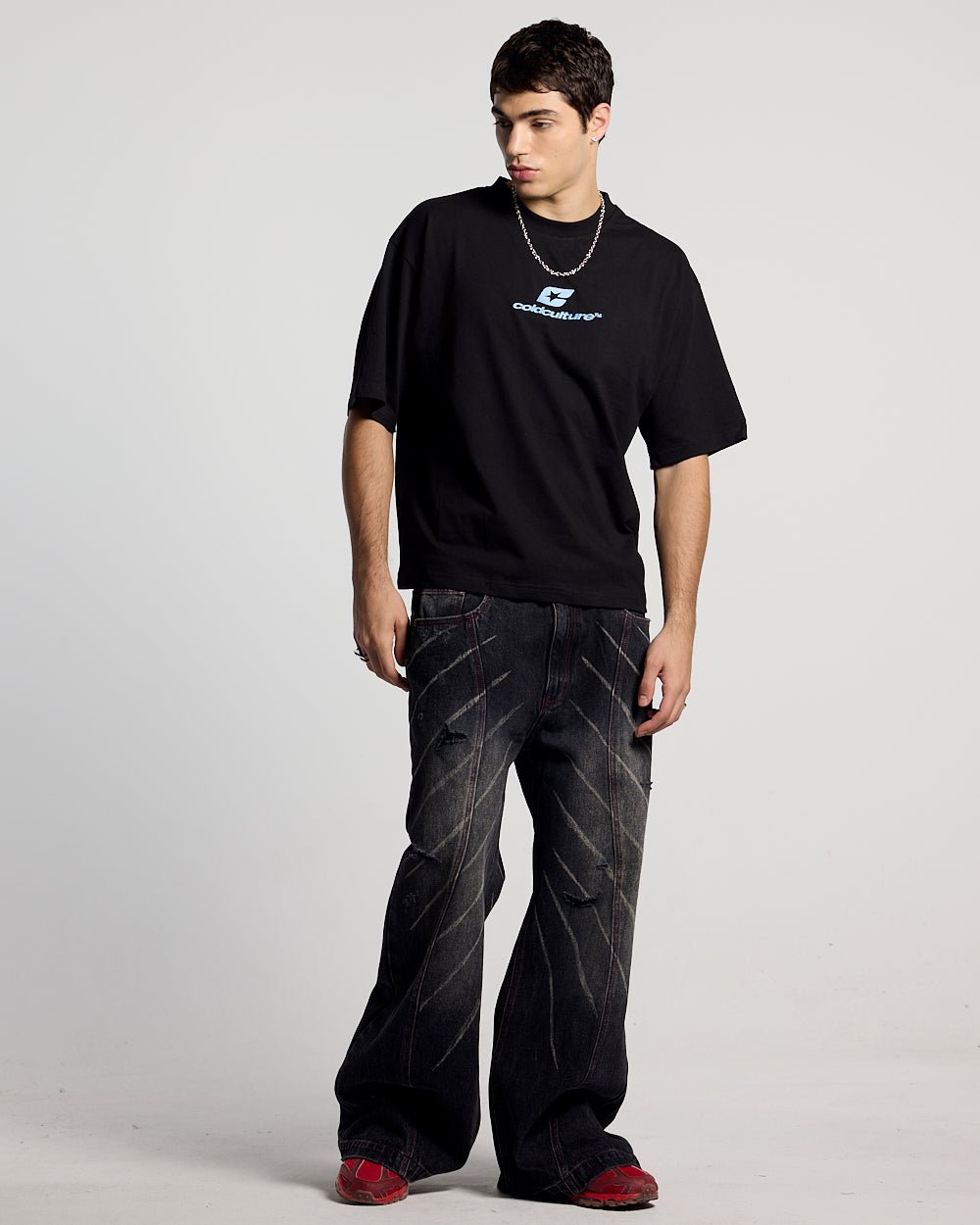 CAMISA CURVA NEGRO