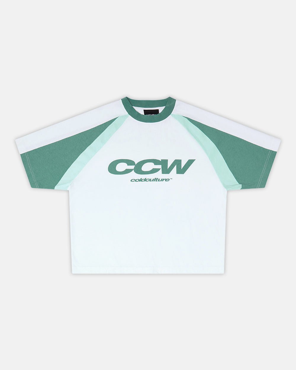 CAMISETA AIRBORNE BLANCO Y VERDE