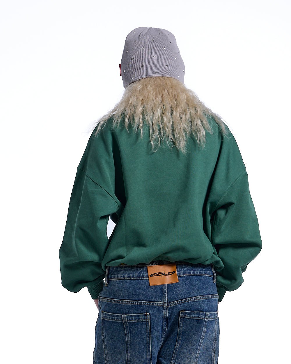 HOODIE HARPER CUELLO REDONDO VERDE Y AMARILLO HOODIE HARPER CUELLO REDONDO VERDE Y AMARILLO