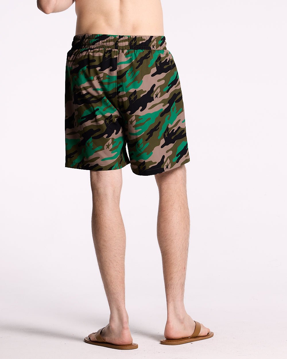 BAÑADOR DE CAMUFLAJE VERDE
