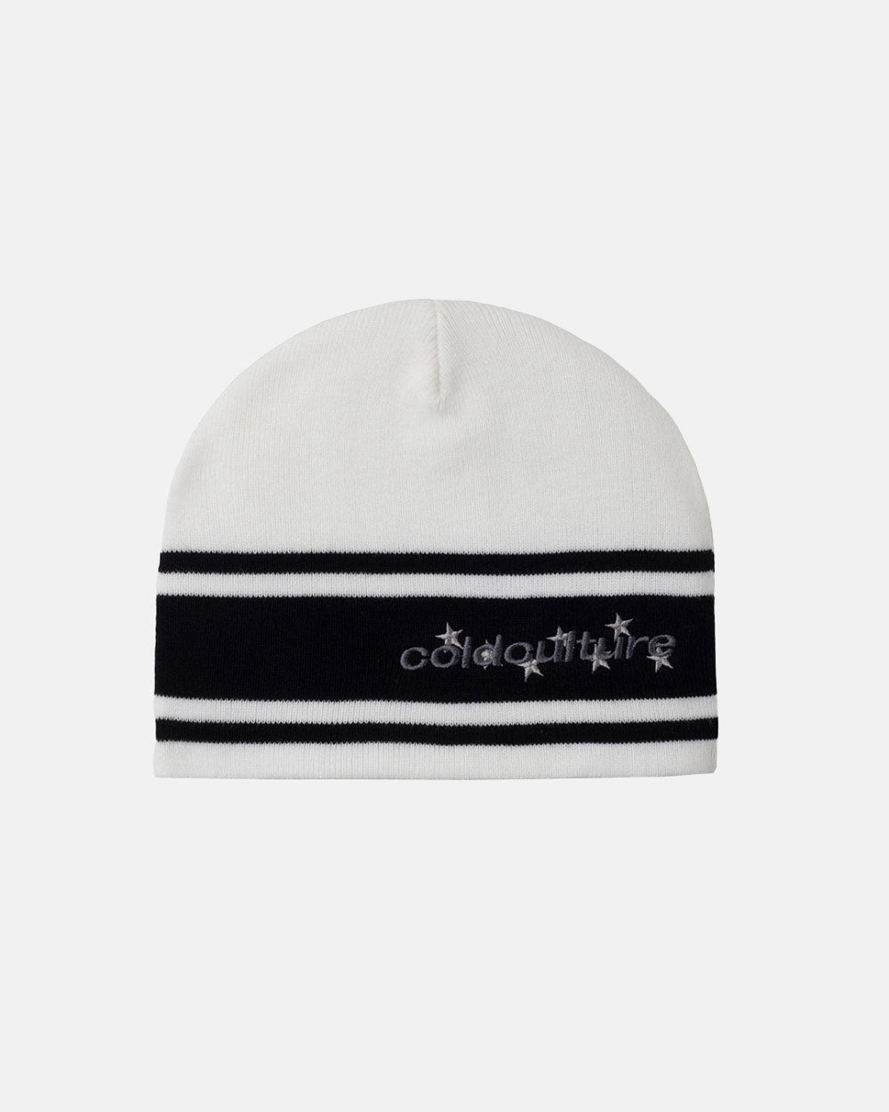 GORRO CON CORREAS DE ESTRELLAS BLANCO