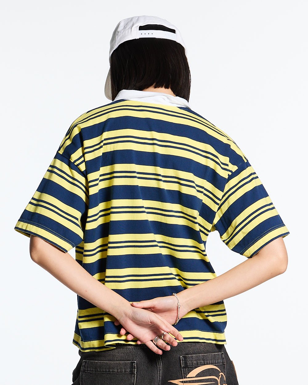 POLERA AEROSTRIPES AMARILLO/AZUL