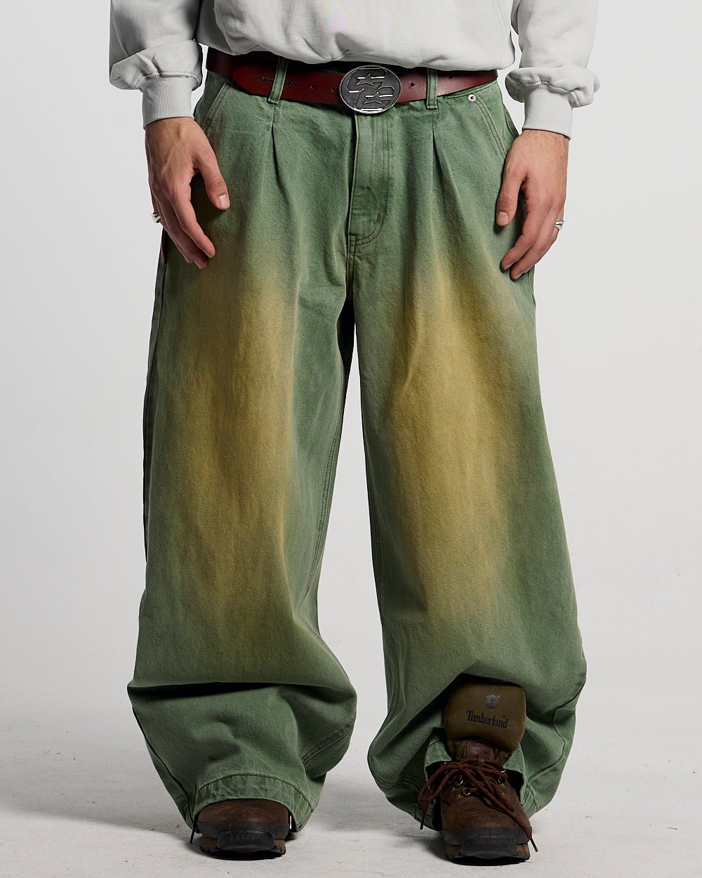 PANTALONES BARREL V4 VERDE