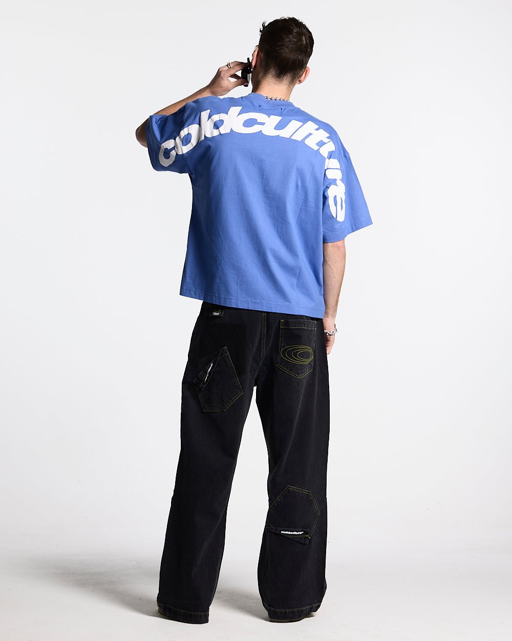 CAMISETA CURVADA AMPARO AZUL