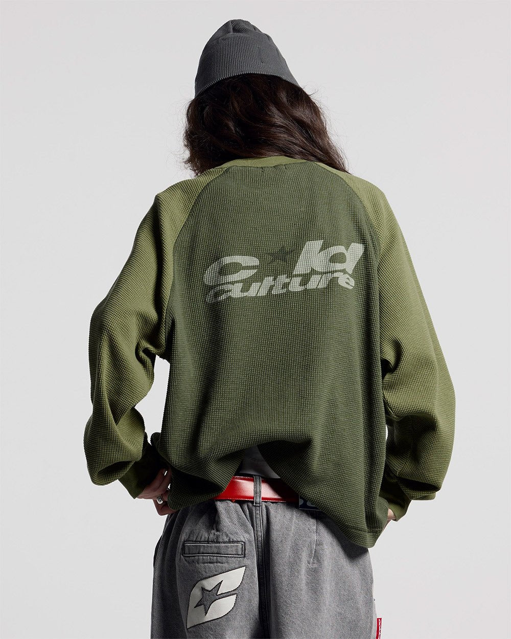 CAMISETA TÉRMICA BICOLOR RANGLAN VERDE
