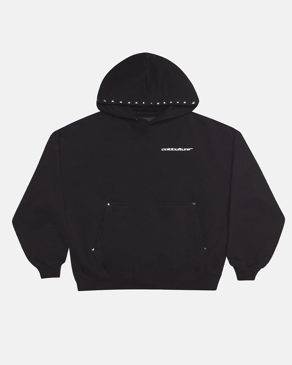 SUDADERA CON LOGO NEGRO