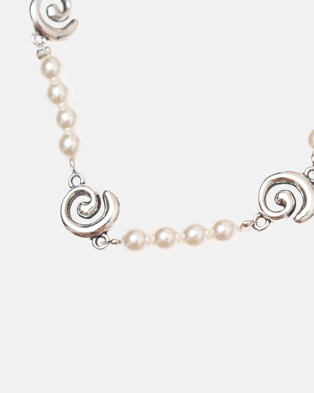 PULSERA DE PERLA Y ESPIRAL