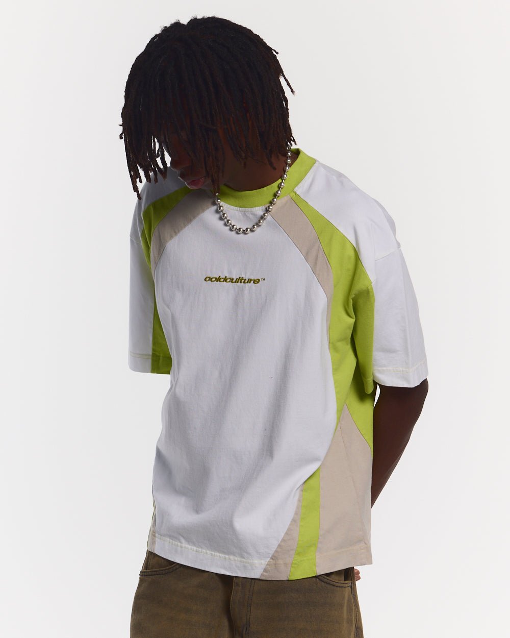 CAMISETA SPEED SPOKE VERDE Y GRIS
