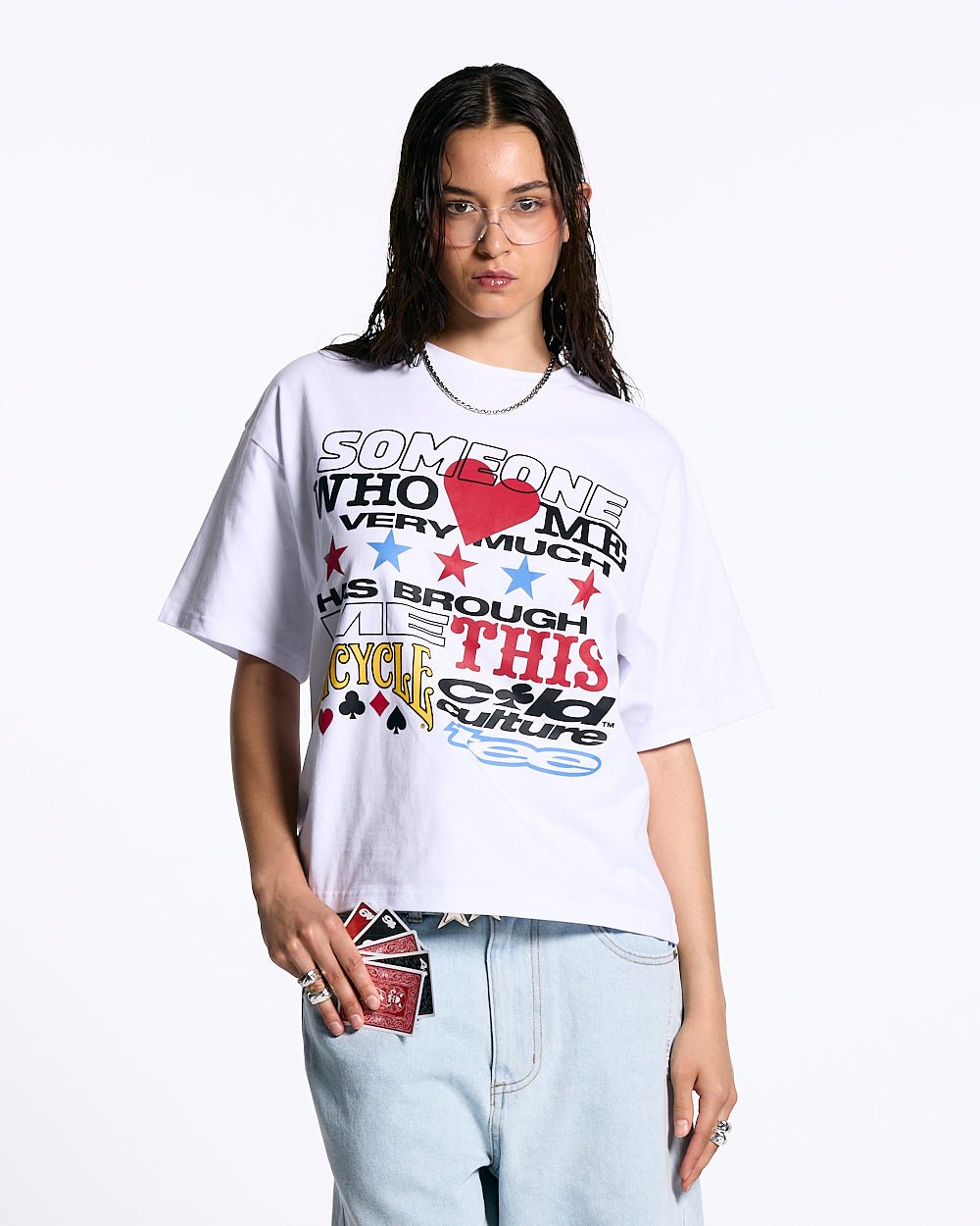 CAMISETA BLANCA DE BICICLETA SOUVENIR