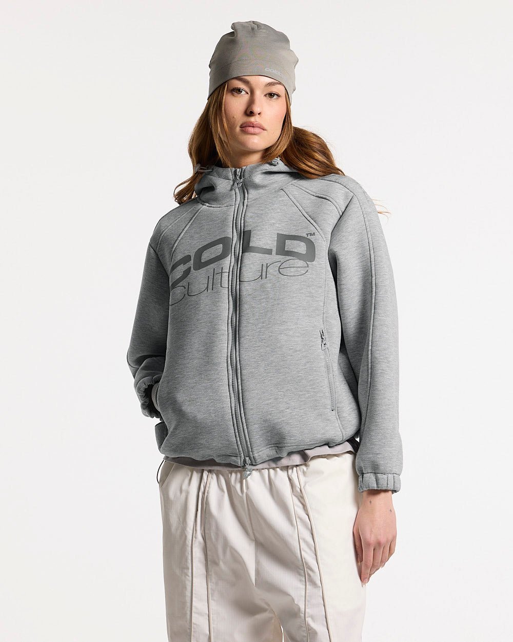 SCUBA ZIP HOODIE GRIS