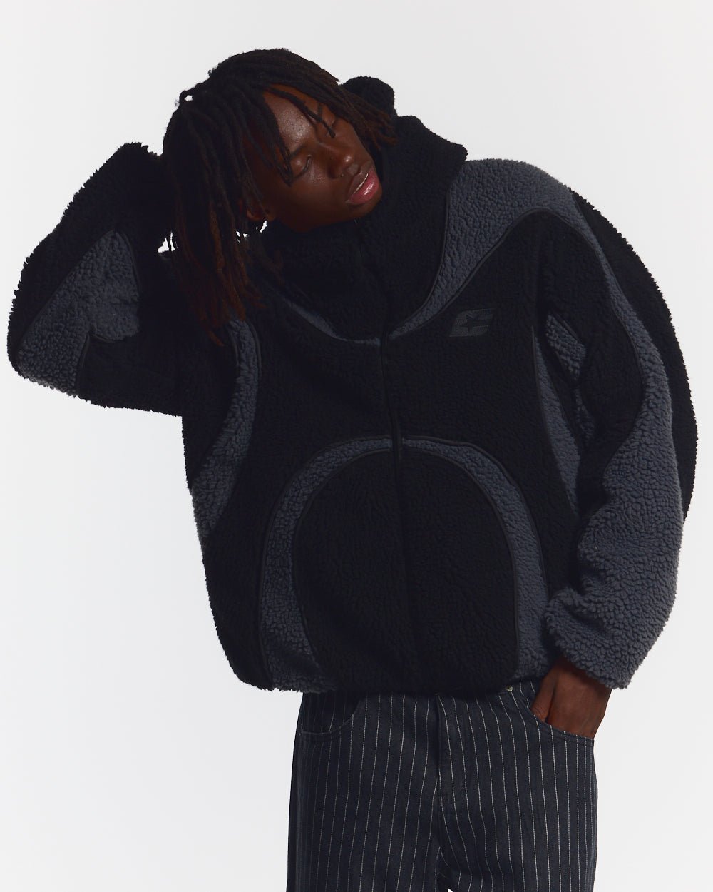 CHALECO DE FLEECE PARA QUITAR NEGRO