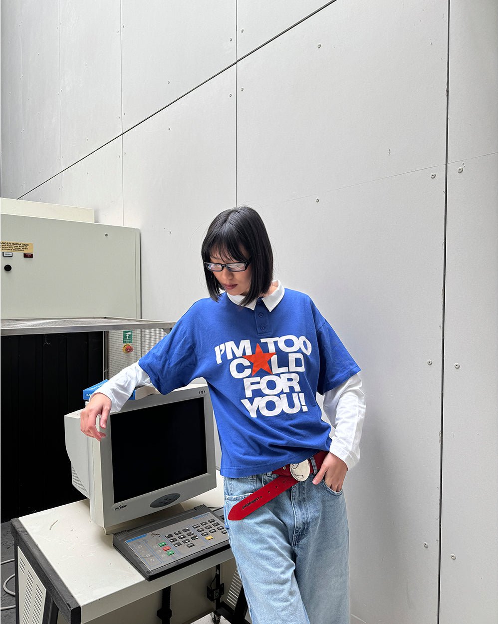 POLERA MANGA LARGA LAX AZUL INTENSO