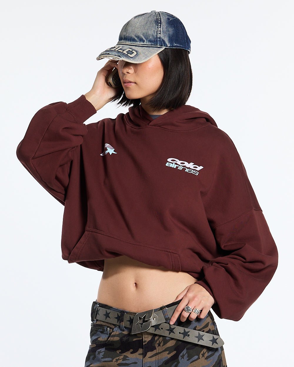 HOODIE AIRLINES AMARGO CHOCOLATE