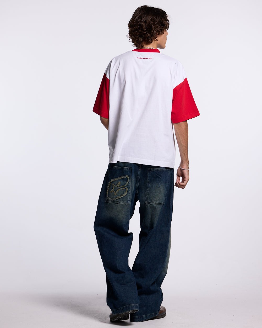 TEEN SPIRIT ERA TEE ROJO Y BLANCO