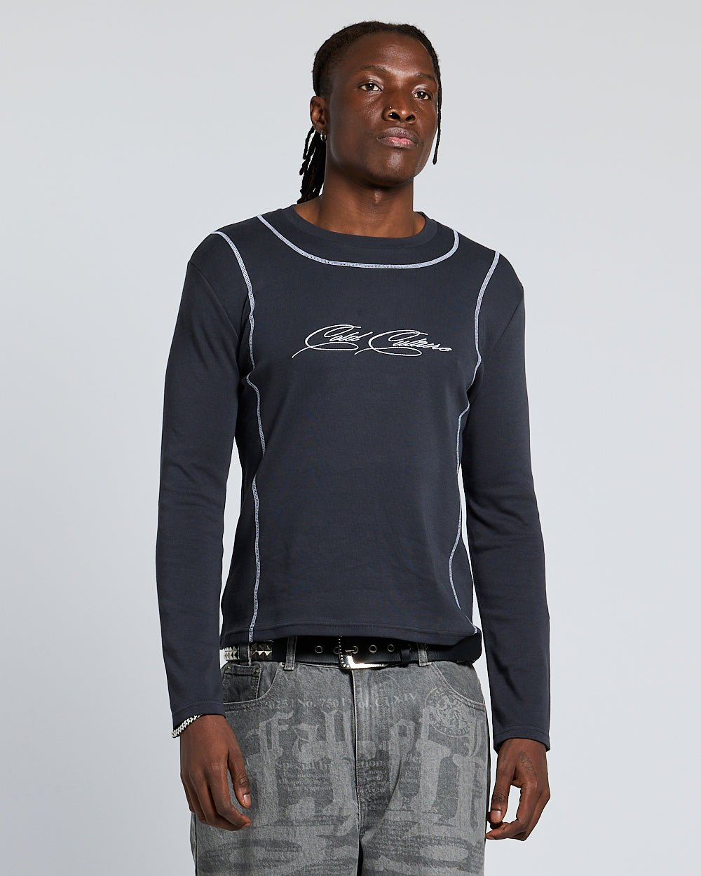 CAMISA LARGA SURVIVOR NEGRO