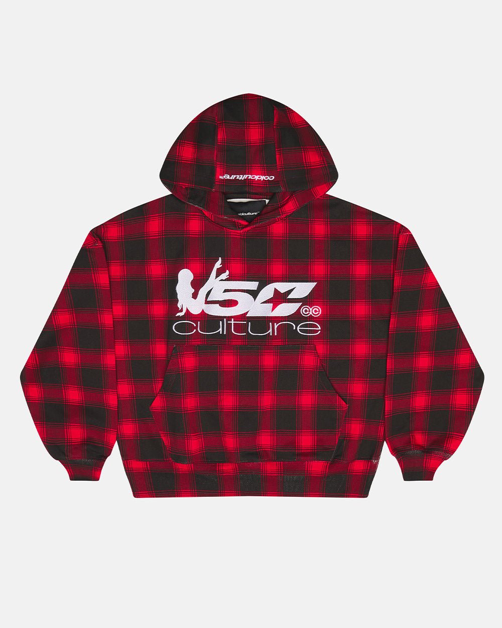 CHALECO TARTAN ROJO