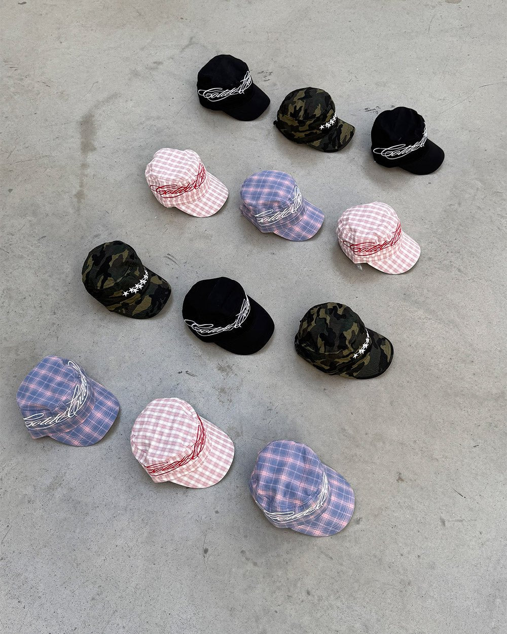 GORRA MILITAR CAMUFLAJE OSCURO