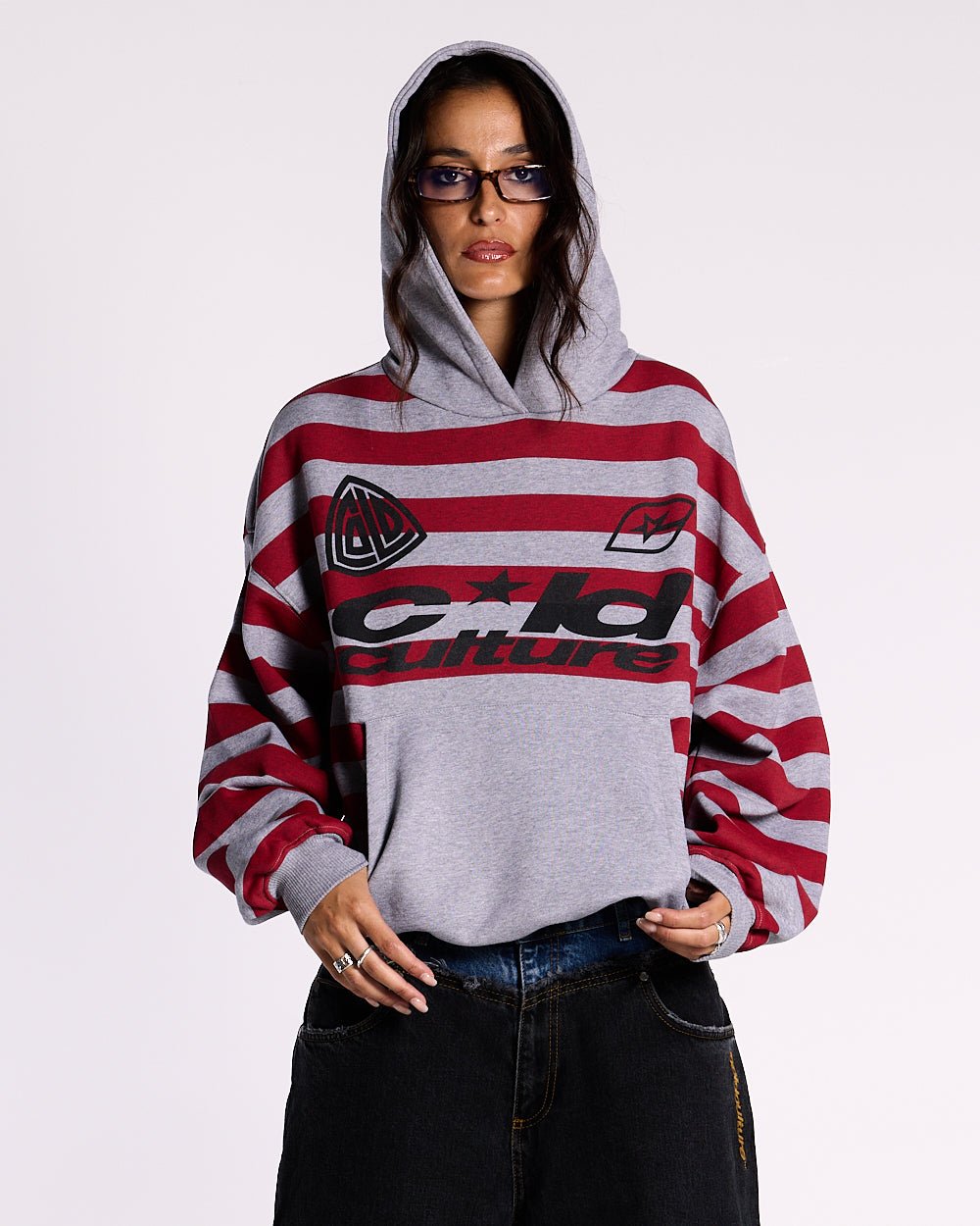 CHALECO DE GOMA HOODIE GRIS