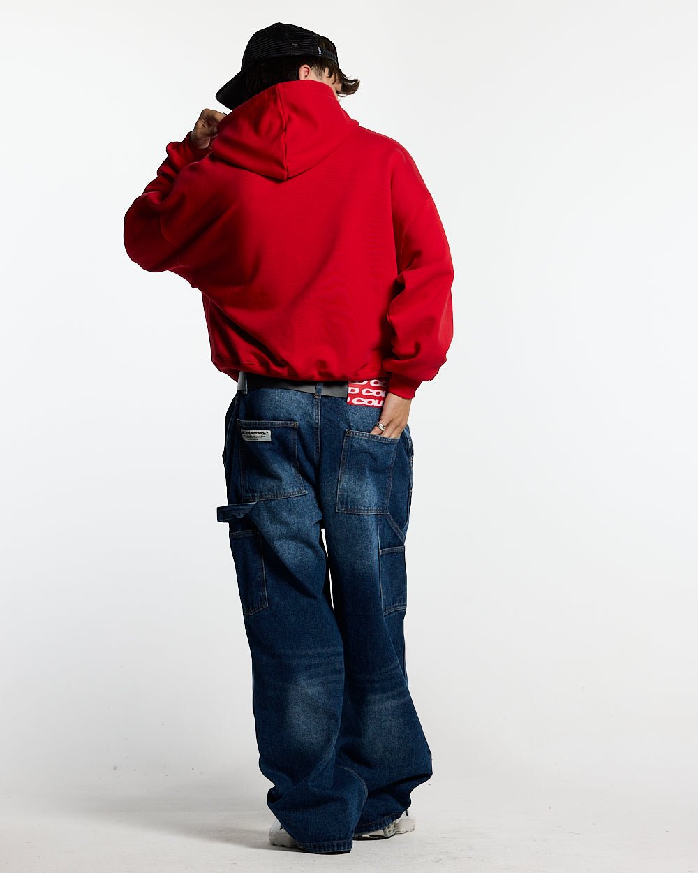 HARPER HOODIE ROJO OSCURO