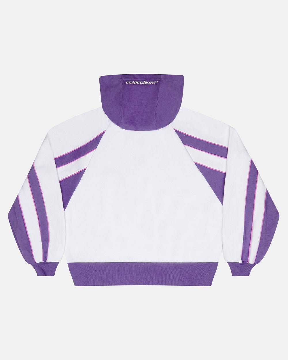TEASE ME ZIP HOODIE BLANCO Y MORADO