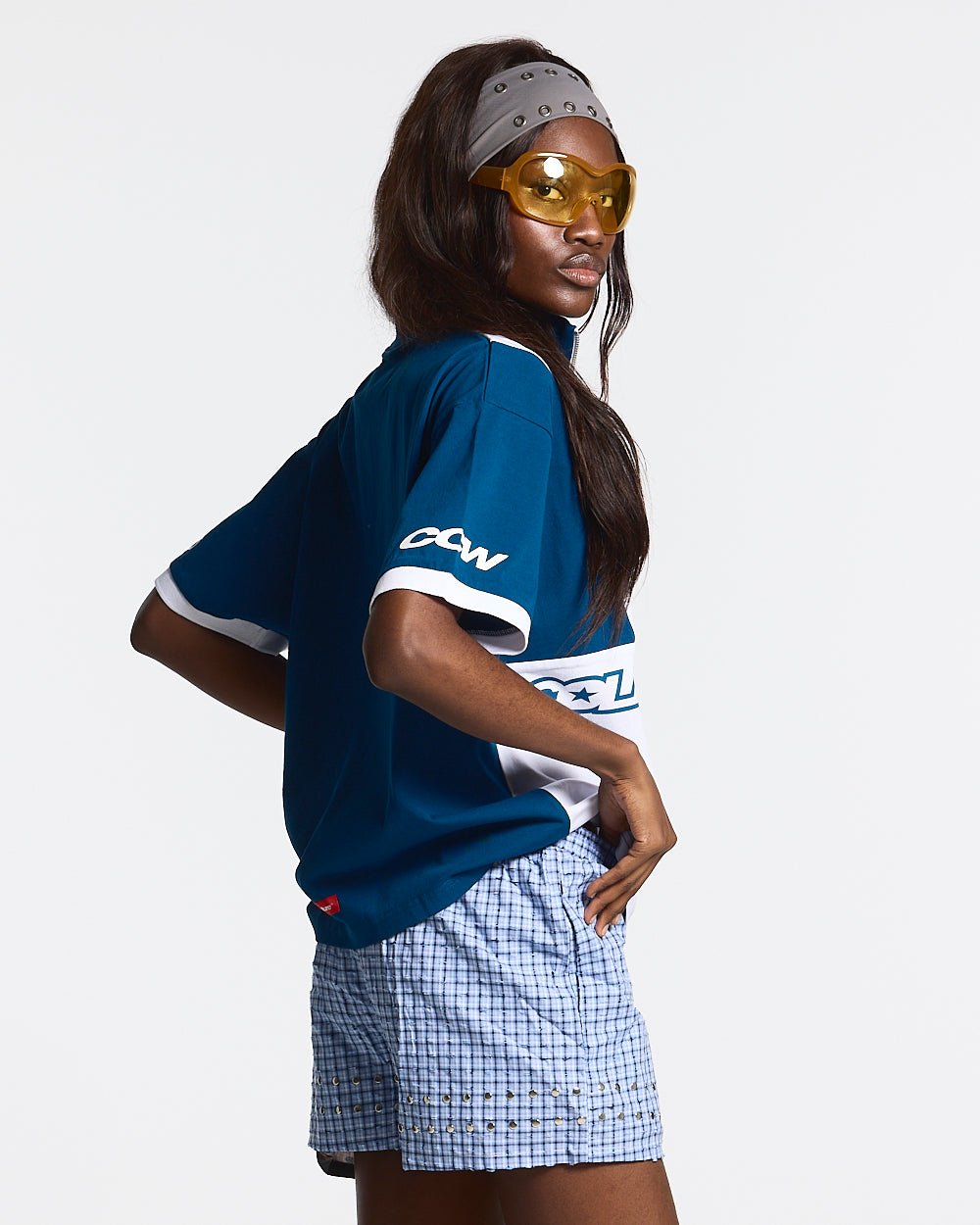 CAMISAS DE POLÓ PANELS BLANCO Y AZUL