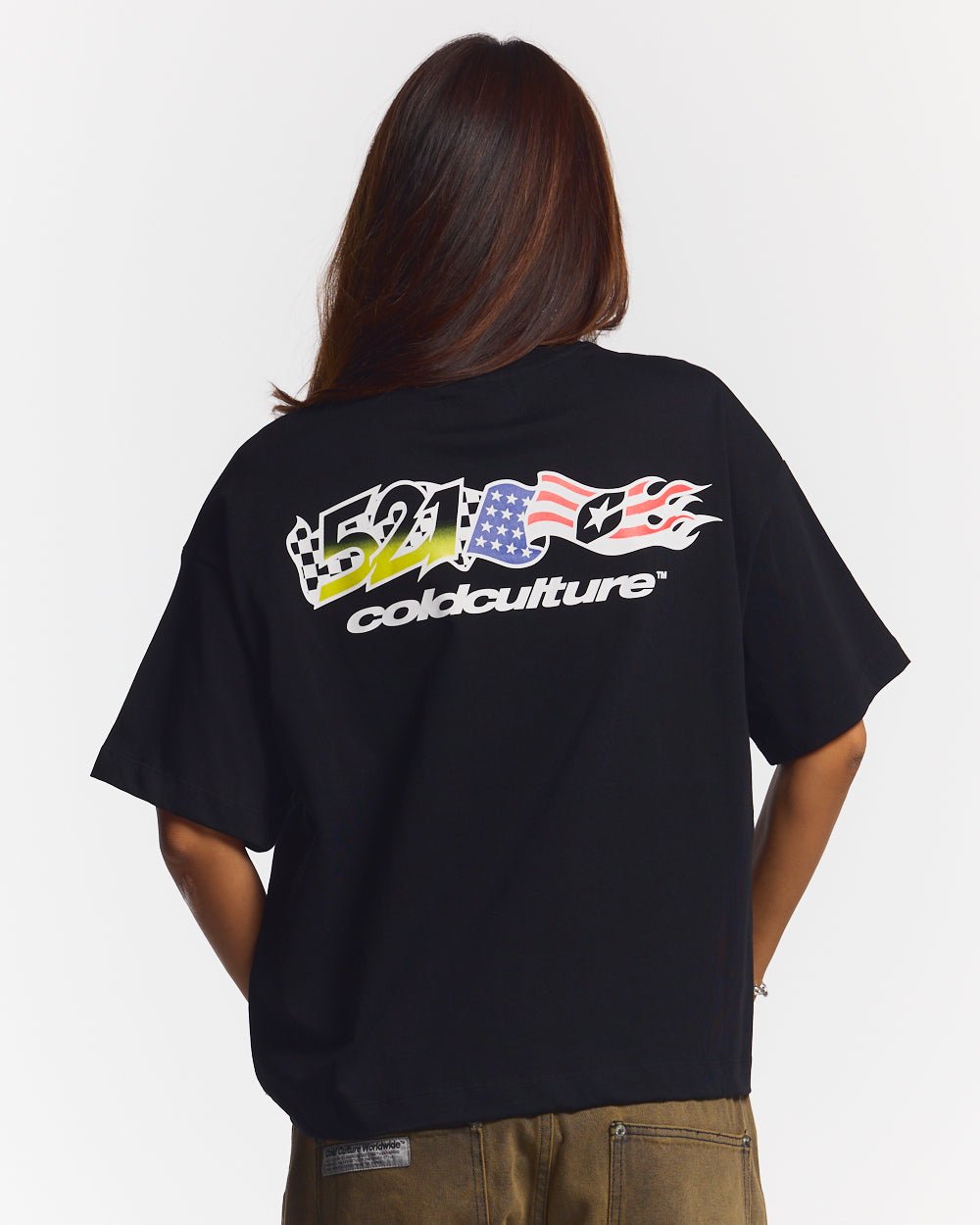CAMISETA BANDERA NEGRO