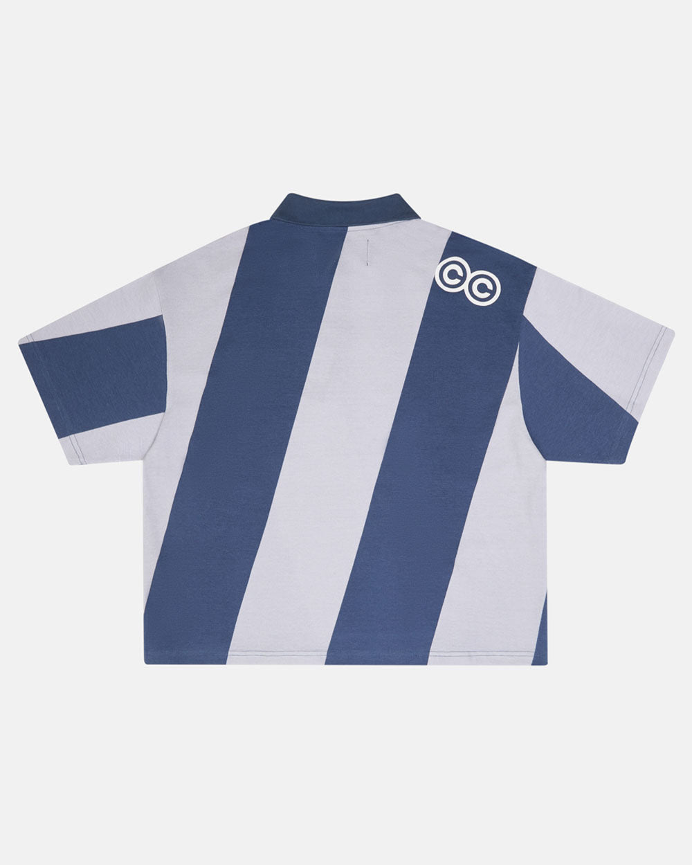 CAMISA POLO CON ESTRIAS ASLANT AZUL