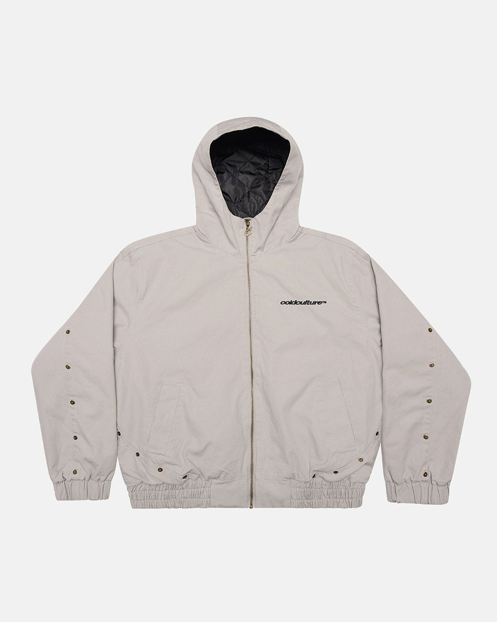 CHAQUETA CON CAPIZ GRIS MIKE