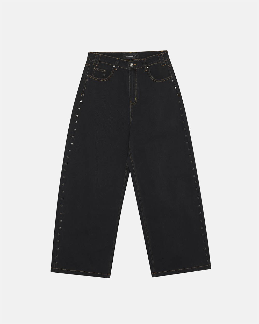 PANTALONES STUDS DENIM NEGRO