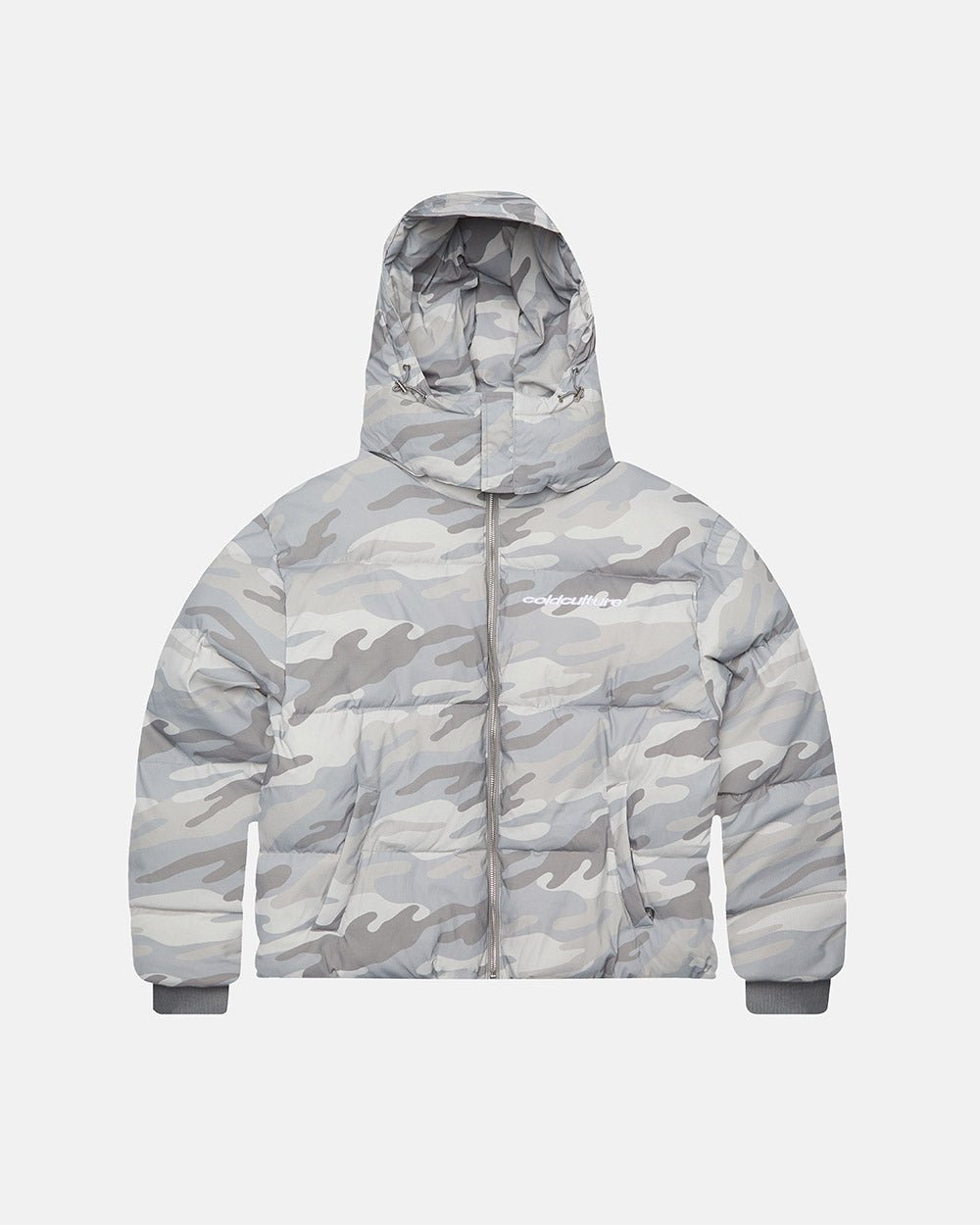 PUFFER DIARIO GRIS CAMUFLAJE