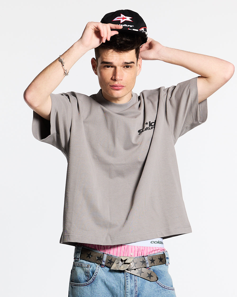 CAMISA CENICERO CORAZÓN GRIS HIELO