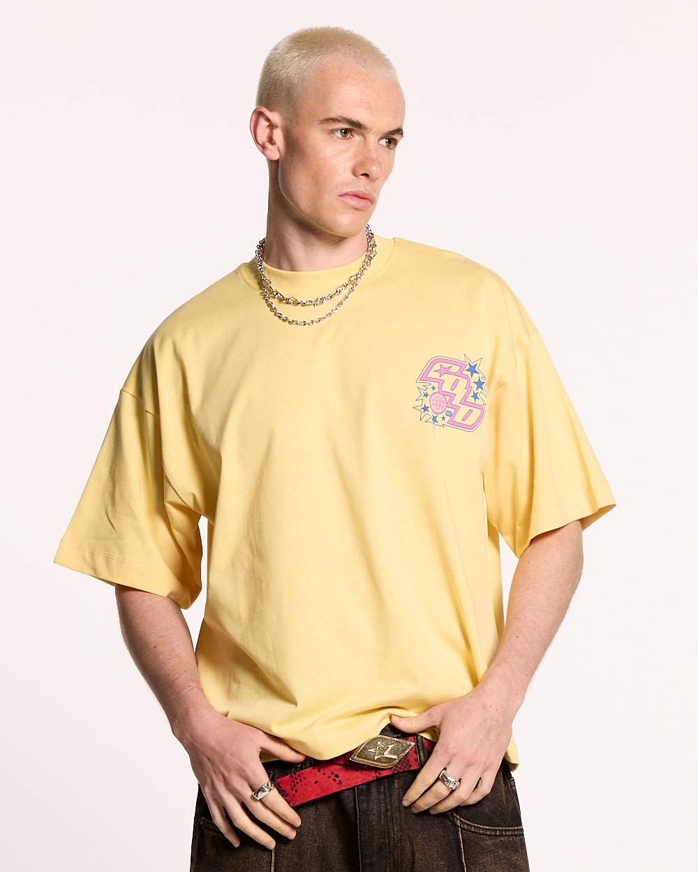 CAMISETA WALKER AMARILLO BRILLANTE