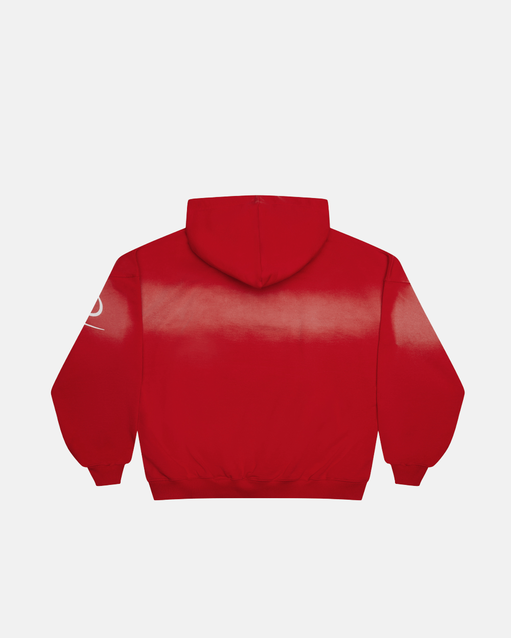 CROSSED SCRIPT HOODIE ROJO