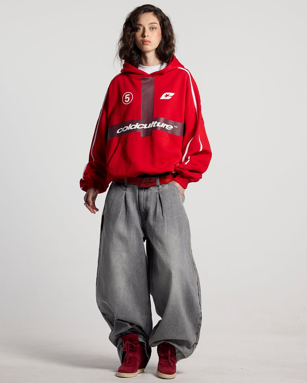HOODIE HIT THE TARGET ROJO