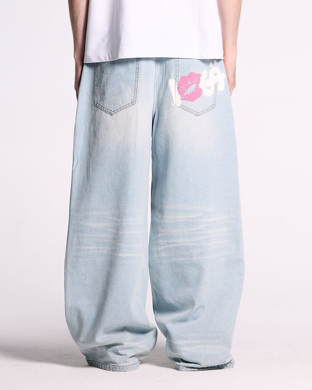 PANTALONES KISSES AND DOLLARS AZUL DENIM