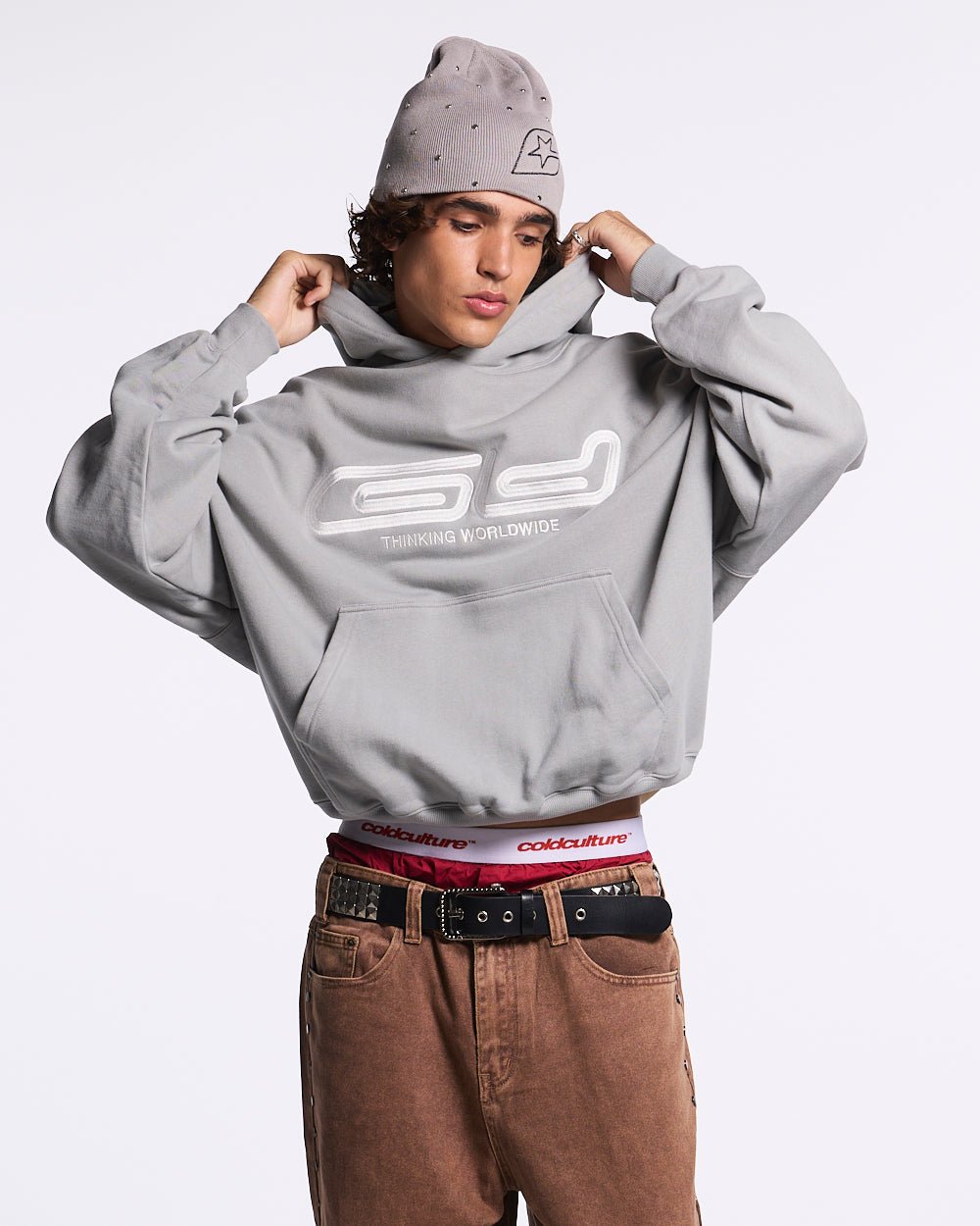 GRAFFITI HOODIE GRIS