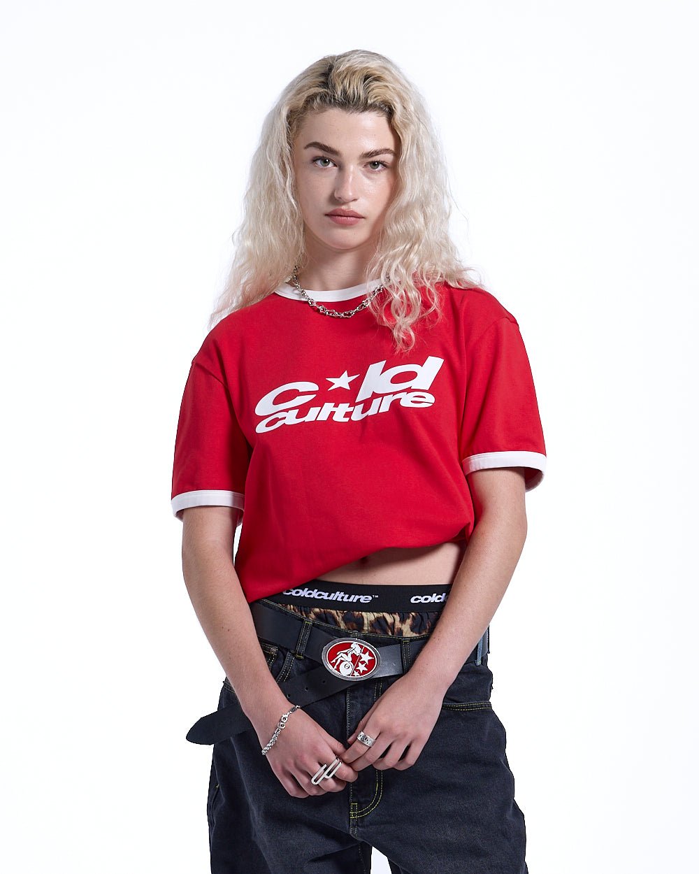 HARPER TEE ROJO Y BLANCO