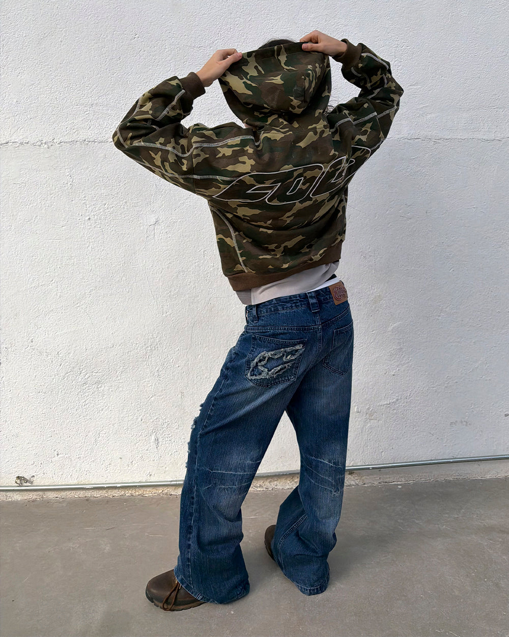 CHAMARRA ROLLER CAMO VERDE