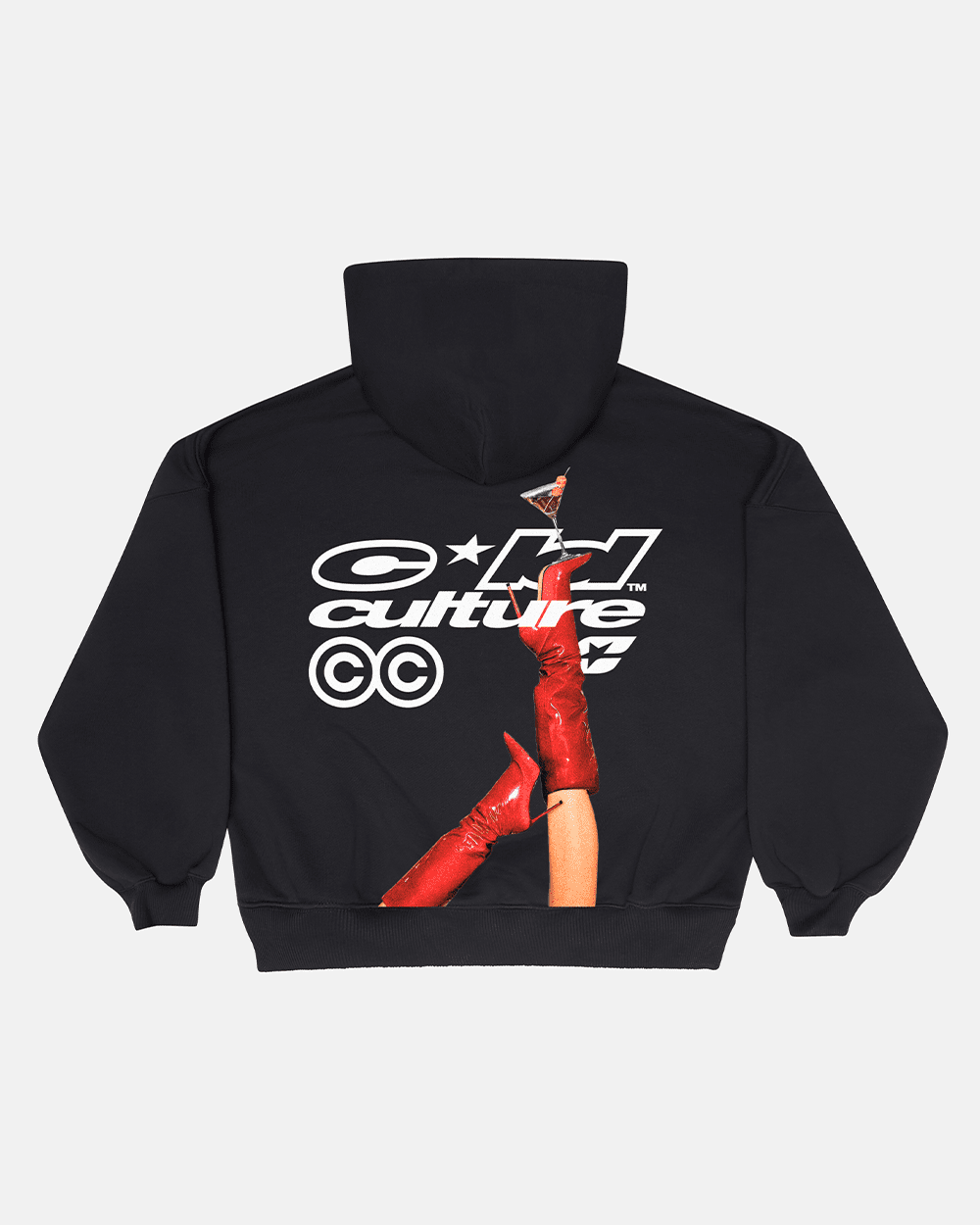 ME JURAMOS QUE ES UNA HOODIE DE AGUA NEGRO