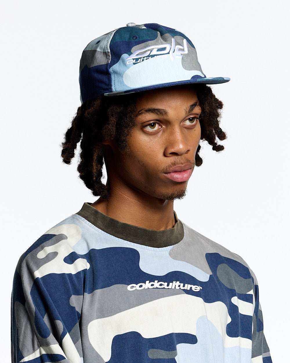 GORRA DE HOCKEY AZUL CAMUFLAJE