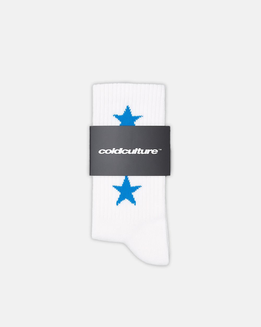 CALCETINES ESTRELLADOS AZUL/BLANCO