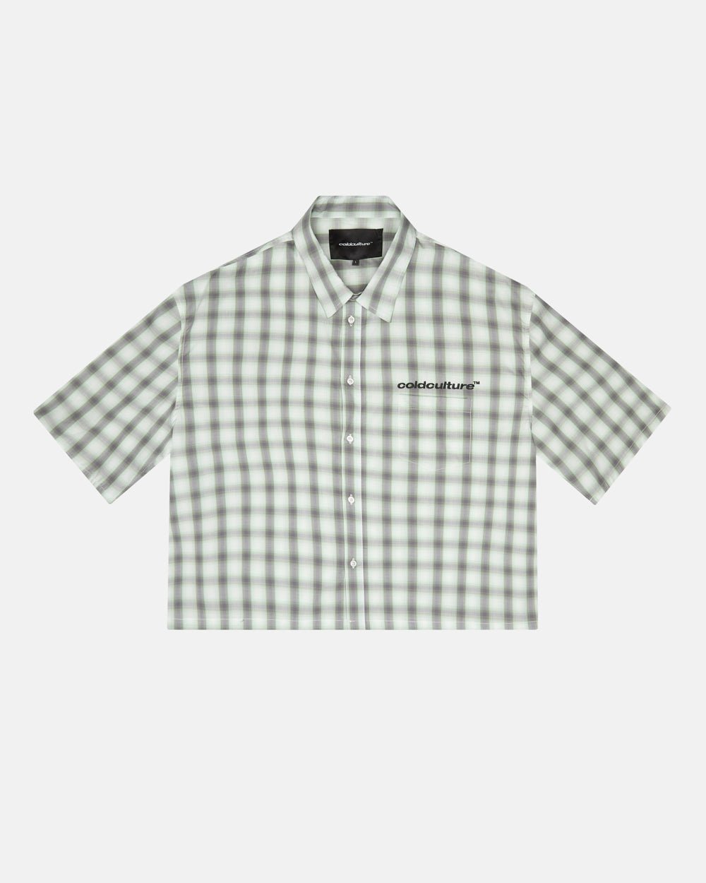 CAMISA DE UNA BOLSILLO VERDE DESFOCO